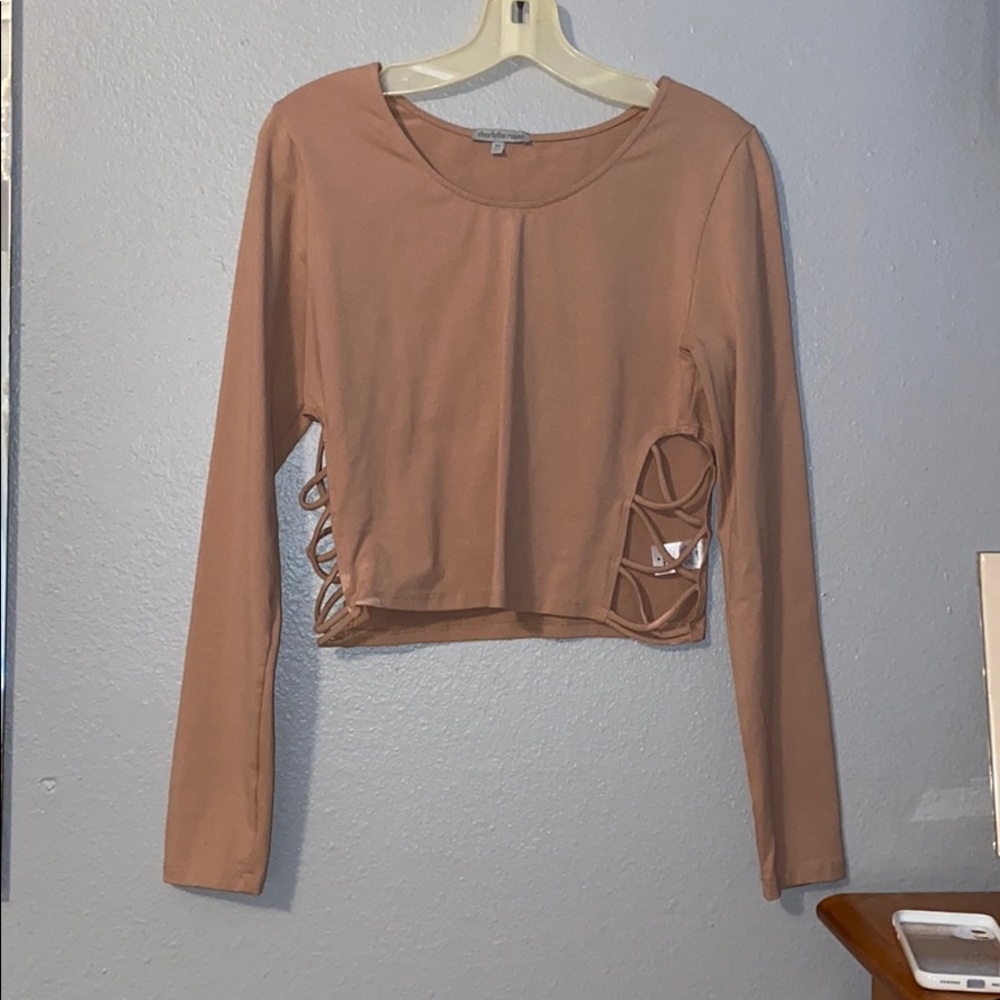 Long sleeve cut out